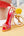 Luxury Rhinestone High Heel Shoe Keychain for Women