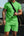 Men's Short Sleeve Shorts Casual Suit Summer Waffle Solid Color Casual Loose Lapels T-shirt Suit Men
