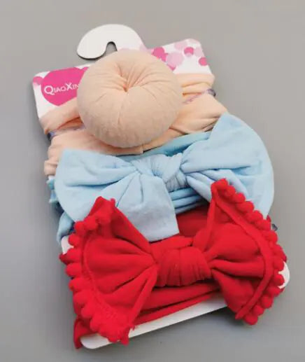 Bow Elastic Nylon Baby Hair Band Fashion Decoration