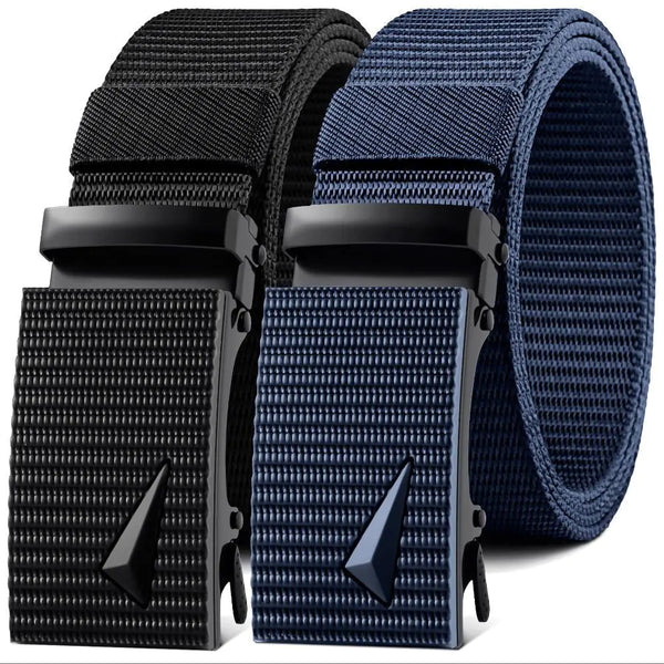Men's Nylon Automatic Buckle Canvas Belt - New Trend