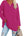 Oversized Women's T-Shirt with V-Neck (Multicolor)