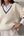 Casual Contrast Color Stitching Women's Sweater