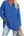 Oversized Women's T-Shirt with V-Neck (Multicolor)