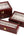 Wooden Watch Box with Dual Layers for 10-20 Watches