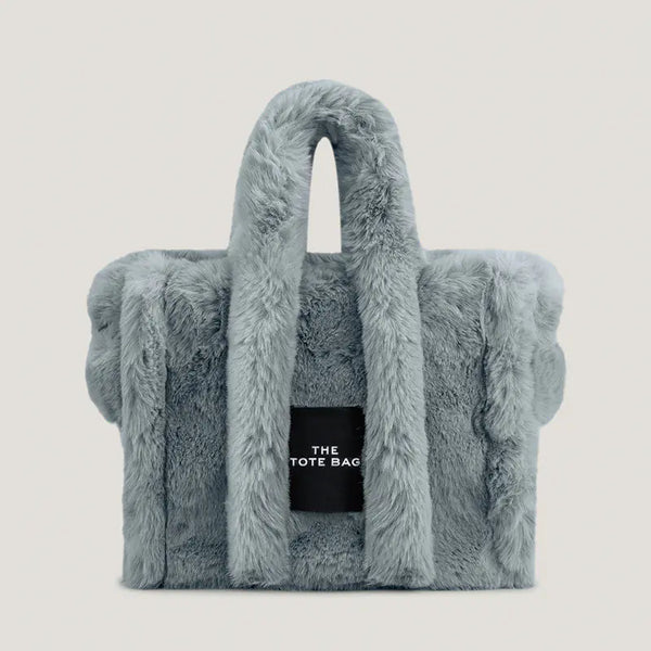 Simple Plush Handheld Women's Bag