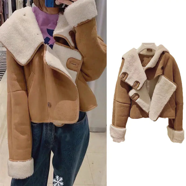 Modern Valley 2019 Women's Hooded Shearling Jacket