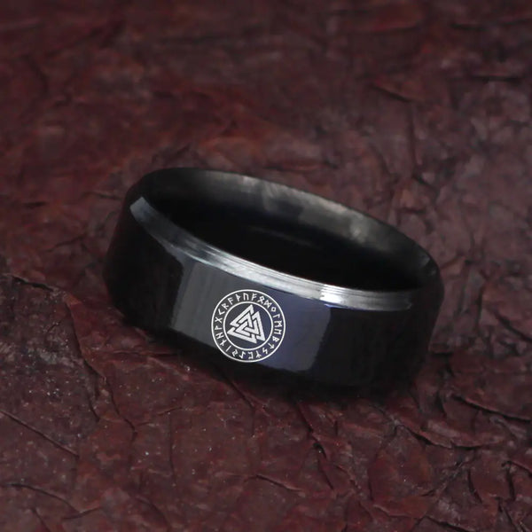 Retro Viking Rune Ring for Men