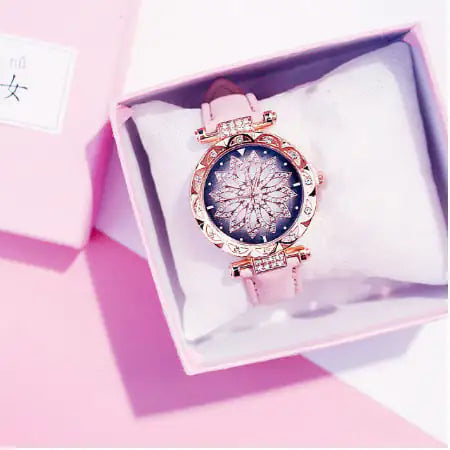 Fashionable Waterproof Full Diamond Women's Watch