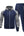 Riskrole Mens Tracksuit 2 Pieces Set Zip Up Hoodie Sweatsuits Athletic Jogging Suit Set Casual Outfit with Pockets