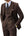 Herringbone Men's Suit Slim Fit