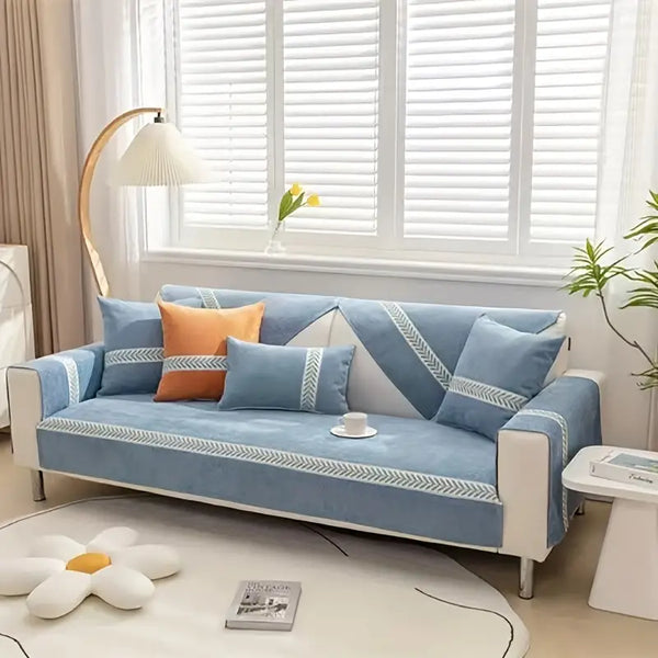 Universal Chenille Sofa Cushion Cover for Pets (1pc)