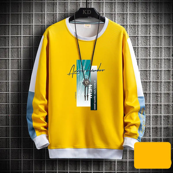 Men's Casual Autumn Winter Hoodie Long Sleeve T-Shirt