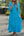 Deep V Cotton-Linen Dress, Long Sleeve Split Maxi Dress