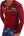 Men's Long Sleeve Polo Shirt with Printed Lapel Design