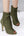 Peep-Toe Lace-Up Ankle Boots